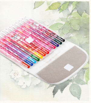 Deli 6965 旋轉蠟筆12色：圖片 3