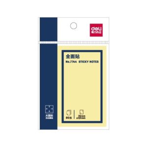 Deli 全粘百事貼-3*4in(黃)