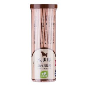 S907 2B書寫鉛筆(原木色)(50支/筒)