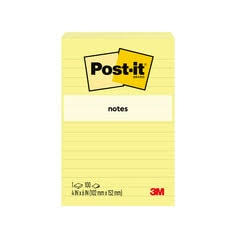 3M Post-it® 660 黃色單行線便條紙 (12本/Pack)