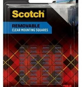 3M Scotch® 859S 透明移除方形雙面膠貼