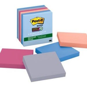 3M 654-6SSNRP 環保超黏便條紙 (3x3" 65's)