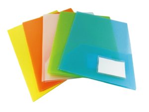 Godex 磨沙面雙摺硬膠快勞 6個/包