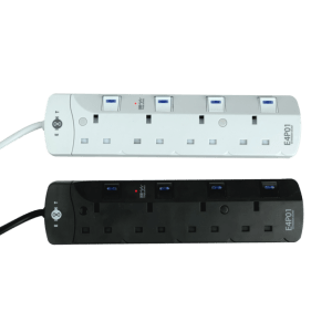 EIGHT EXP01 Series E4P01 電源插座 (黑色/白色)