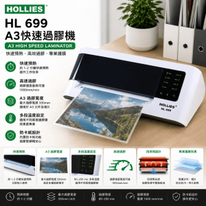 HOLLIES HL 699 A3 快速過膠機