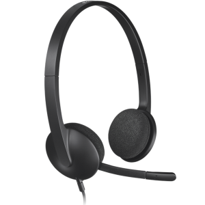 Logitech H340 Wired Headset - BLACK