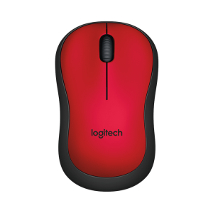 Logitech M221 Silent Wireless Mouse - Red