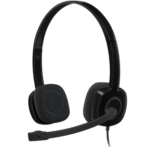 Logitech H151 Wired Headset - BLACK