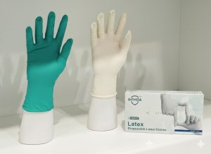 GYMDA 醫用級無粉乳膠手套白色(10盒/箱)