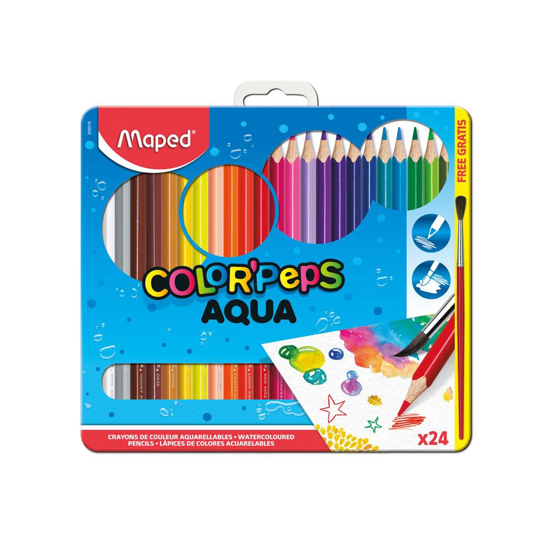 Aqua - Colour pencils
