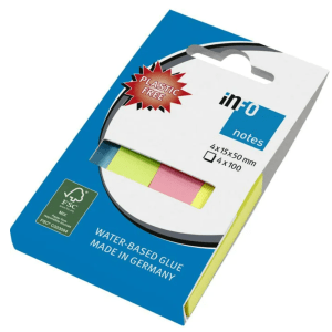 INFO 4色 強力標籤紙