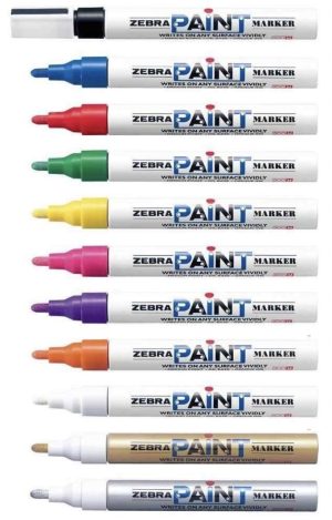 Zebra Paint Marker 200M 漆油筆