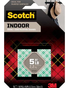 3M Scotch® 111S-SQ-16 強力海綿膠貼 (1" X 1")