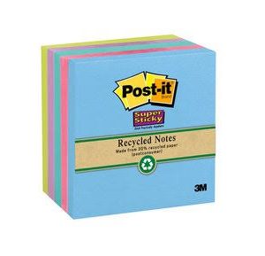 3M Post-it® 654-5SST 強力混色便條紙 (5本/Pack)