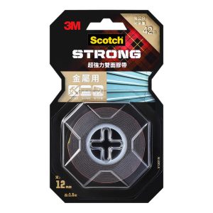 3M Scotch® V1201N 金屬專用超強力雙面膠帶