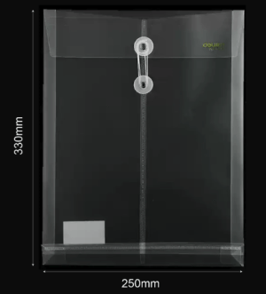 A4 繞繩膠透明公文袋(12個)