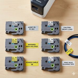 Brother TZe 36mm 專業標籤帶系列 (強膠/線材/啞面)