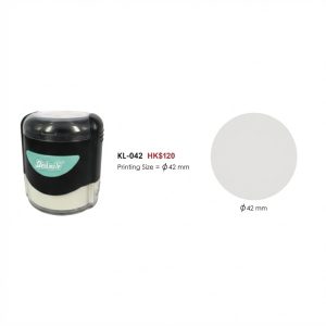 Deskmate 訂製圓形光敏印章 KL-042