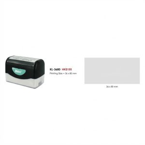 Deskmate 訂製長方形光敏印章 KL-3680