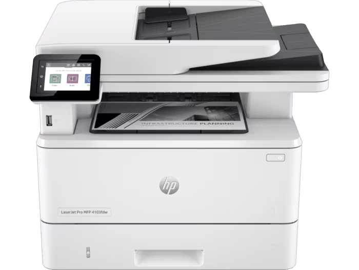 HP LaserJet Pro MFP 4103fdw A4 黑白多功能鐳射打印機