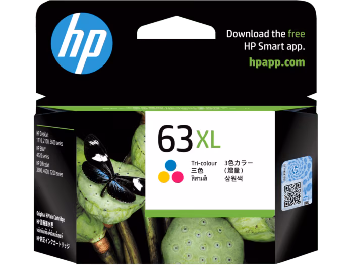 HP 63XL 黑色及彩色墨盒組合:圖片 2