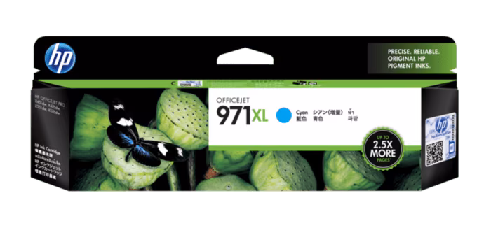 HP 971XL 系列彩色墨盒