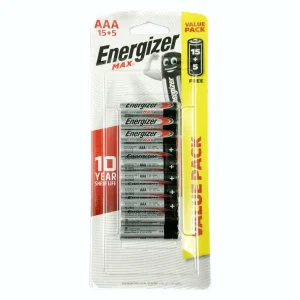 Energizer 鹼性電池 3A (15+5粒裝 )