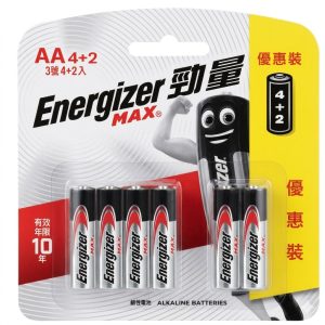 Energizer鹼性電池2A (4+2粒裝)