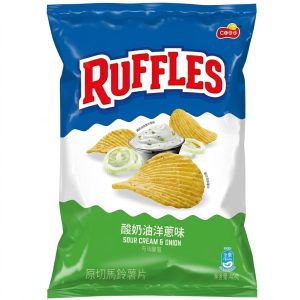 樂事洋葱忌廉味波浪薯片180克 12包/箱