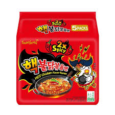 三養辣雞味撈麵 升級版 (5包裝)  8包/箱