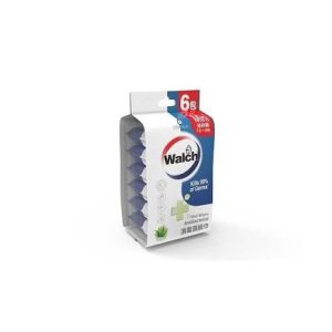 威露士消毒濕紙巾蘆薈迷你裝7片*6包 - 12 Pack/箱