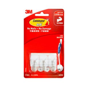 3M 無痕™ 17067HK 鋼線掛鈎 (細) - 6件/Pack