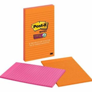 3M Post-it® 5845-SSUC 強力黏性單行線便條紙 (4本/Pack）