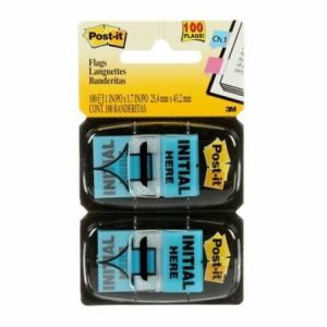 3M Post-it® Initial Here 印裝旗仔 (6包/盒）