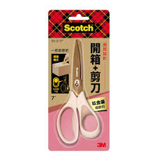 3M Scotch® 鍍鈦雙效開箱剪刀 (粉紅色 - SS-U-T7)