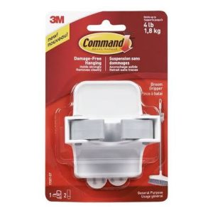 3M 無痕™ 17007ES 拖把/掃把夾 - 2件/Pack