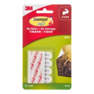 3M 無痕™ 17024HK 海報膠條 - 6件/Pack