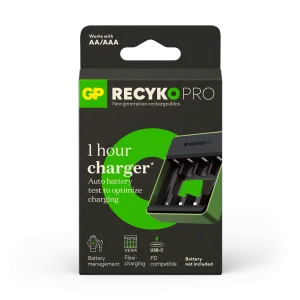 GP Recyko PRO P462 (4槽/USB) 充電器 - 1小時極速充電