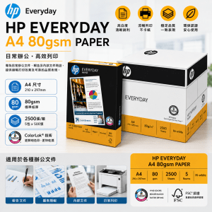 HP Everyday A4 80gsm paper