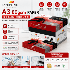 Paperline A3 80gsm paper