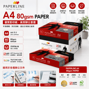 Paperline A4 80gsm paper