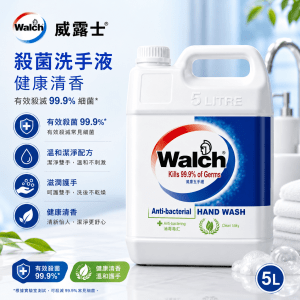 威露士殺菌洗手液健康清香5L - 4支/箱