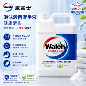 威露士泡沫殺菌潔手液健康清香5L - 4支/箱