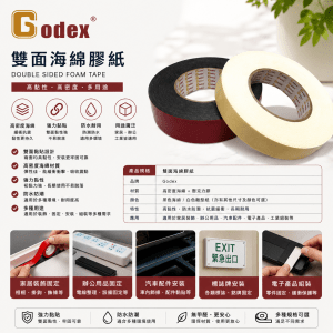 Godex 雙面海棉膠紙