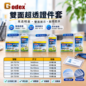 Godex 雙面超透證件套