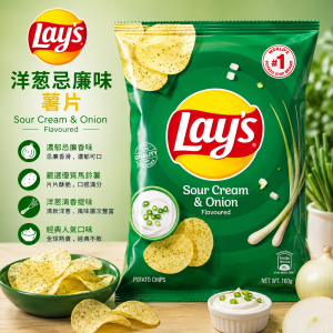 Lays 樂事洋葱忌廉味薯片