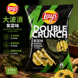 Lays樂事 大波浪紫菜味 170克 12包/箱