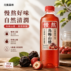 元氣森林慢熬烏梅山楂 500ML 15支/箱