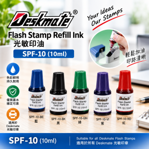 Deskmate Flash Stamp Refill Ink SPF-10 (10ml)
